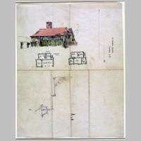 Design for a coach house, Edwin Landseer Lutyens, 1891, Victoria and Albert Museum, London.jpg